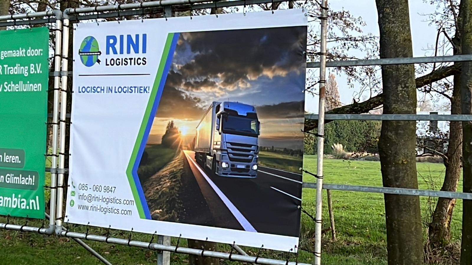 Rini Logistics seizoenssponsor van V.V. Schelluinen